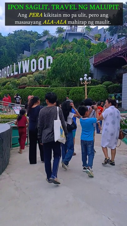 Ipon saglit, Travel ng malupit. Ang pera kikitain mo pa ulit pero ang mga masasayang ala-ala mahirap ng maulit.