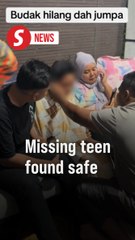 Teen with learning disability rescued after 32-hour search in Melaka