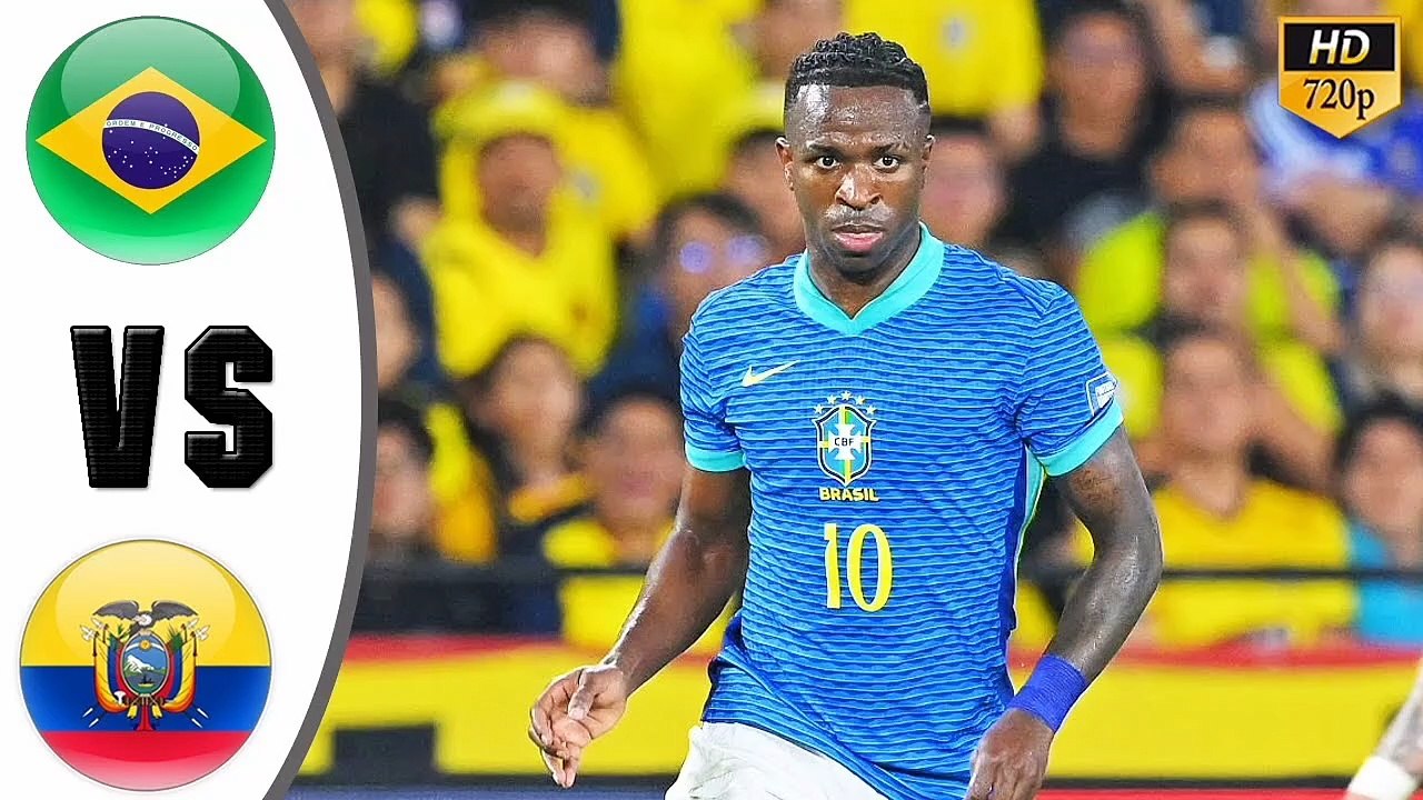 Brazil Vs Ecuador - Highlights and Goals - Fifa world cup qualifiers 2025