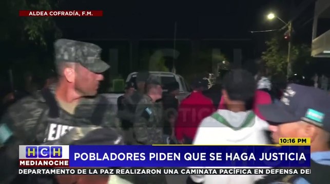 Pobladores de Cofradía agarran a pedradas vehículo en que la PN se habrían llevado a militares