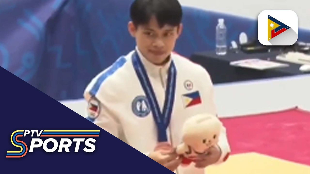 Carlos Yulo, nakasungkit ng bronze medal sa individual all-around ng 2025 Artistic Gymnastics Asian Championships