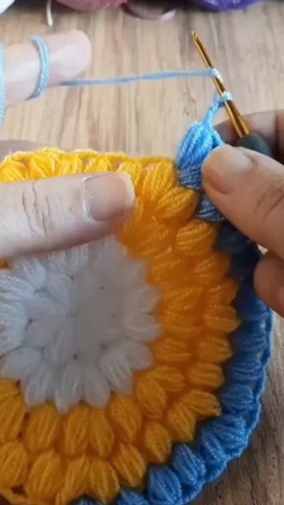 crochet tea coaster