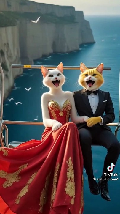 Kitten is saved by Sharp #Cats Funny videos#Cat video#Commedy#Entertainment#For you#fyp#Cat videos#Ai videos#Cats Ai videos