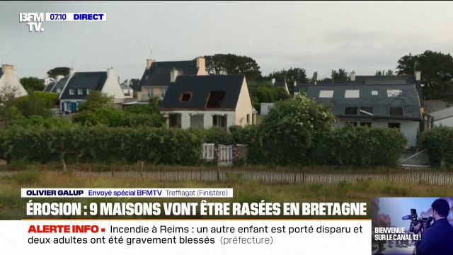 Finistère: 9 maisons vont être détruites en raison des risques de submersion marine à Treffiagat