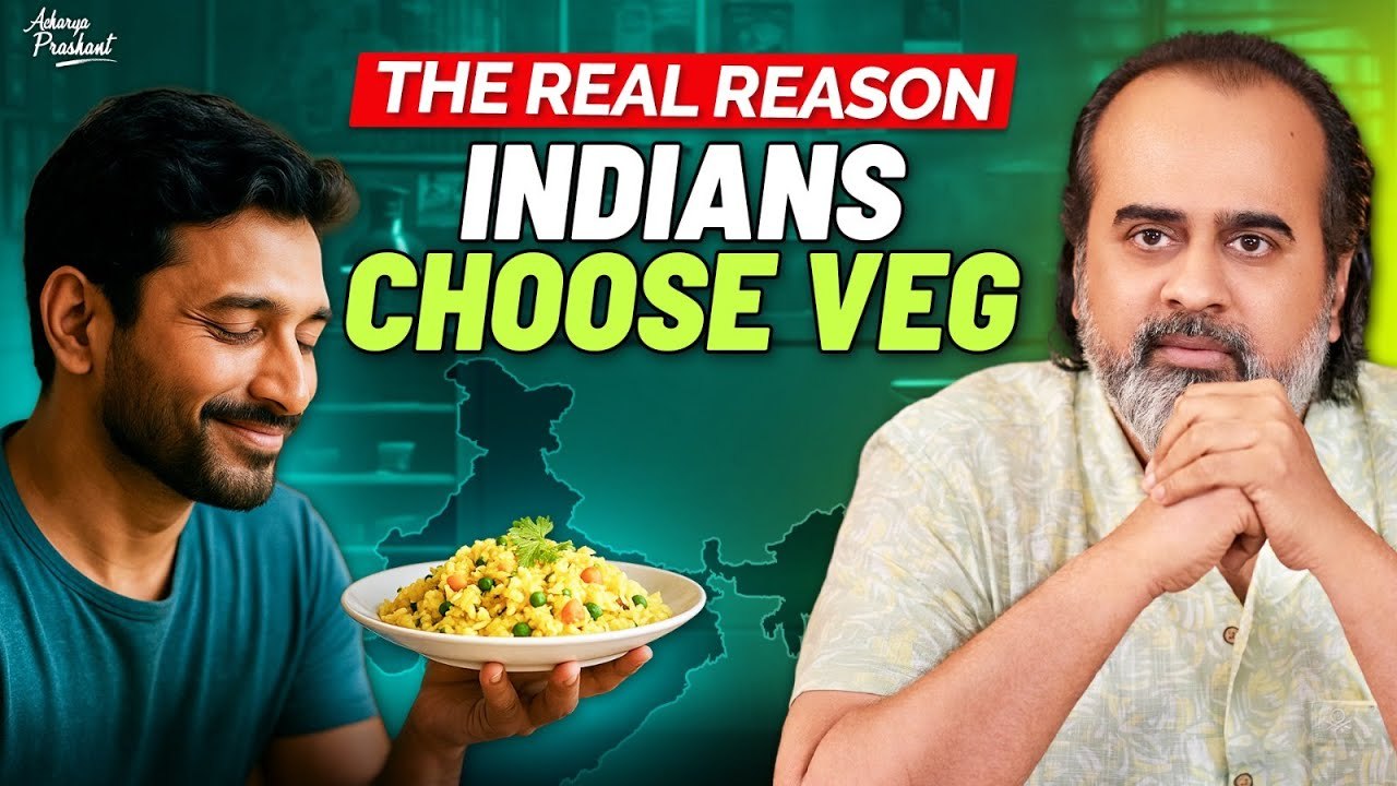 Why are so many Indians Vegetarian? || Acharya Prashant, Conversation (2022)