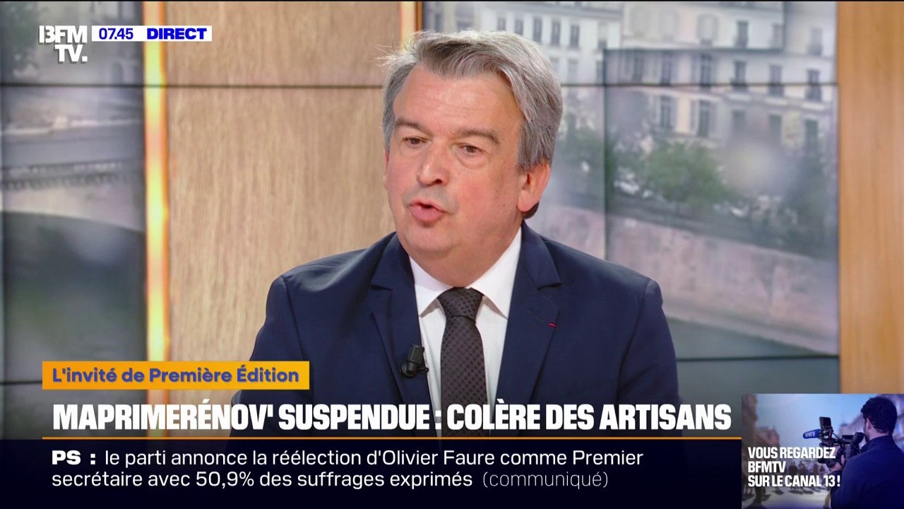 "Je lui ai dit que c'est inadmissible": Olivier Salleron (président de la fédération française du bâtiment) raconte son échange avec Éric Lombard après la suspension de MaPrimeRénov'