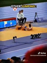 Others jumping vs this man