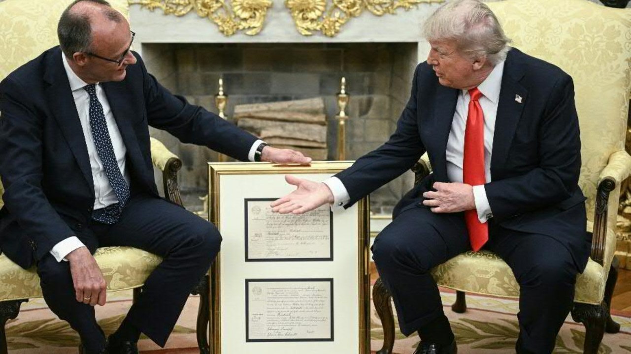 Merz in den USA: Trumps deutsche Herkunft, Ukraine und Aufrüstung