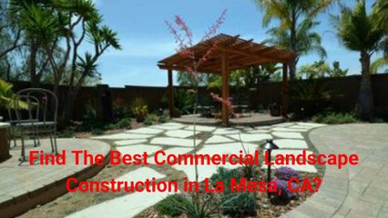 Wabi Sabi Commercial Landscape Construction in La Mesa, CA
