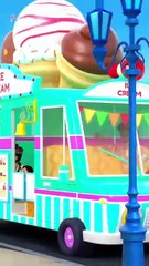 Wheels on the Ice Cream Truck #shorts #explore #viral #cartoon #ytkids #babysongs