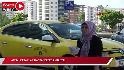 Acemi kasaplar hastanelere akın etti