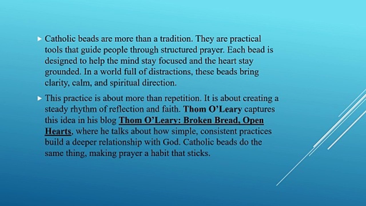 Catholic Beads Explained: Their Meaning and Use in Daily Prayer