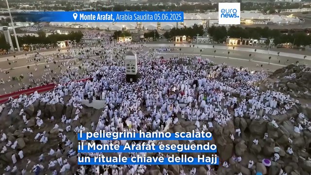 Più di 1,5 milioni di musulmani stranieri in Arabia Saudita per il pellegrinaggio Hajj
