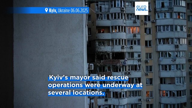 At least five killed and more than 70 injured in Russian missile and drone attacks across Ukraine