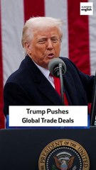Trump Pushes Global Trade Deals