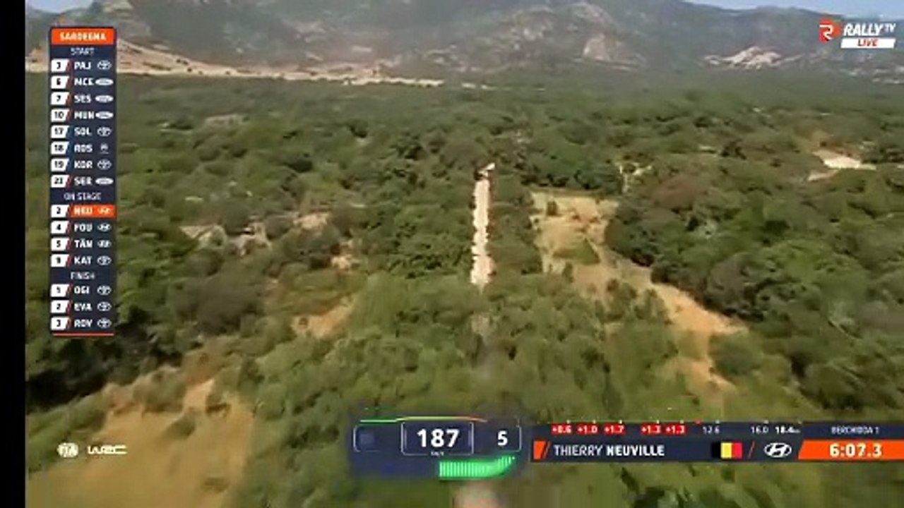 WRC 2025 Italia SS2 Neuville 201 KM/H