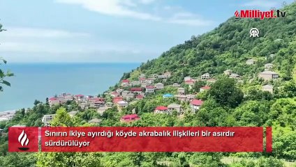 Bu köyde aynı aileler iki farklı ülkede yaşamak zorunda: Halamın evi buradan gözüküyor