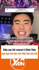 Concert ở đình thôn ngờ ngợ khi đọc tên bài hát