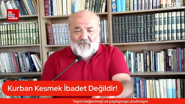İhsan Eliaçık: Kurban kesmek ibadet değildir