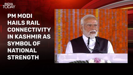 Rail network symbolises India's capability: PM Modi praises J&K rail project