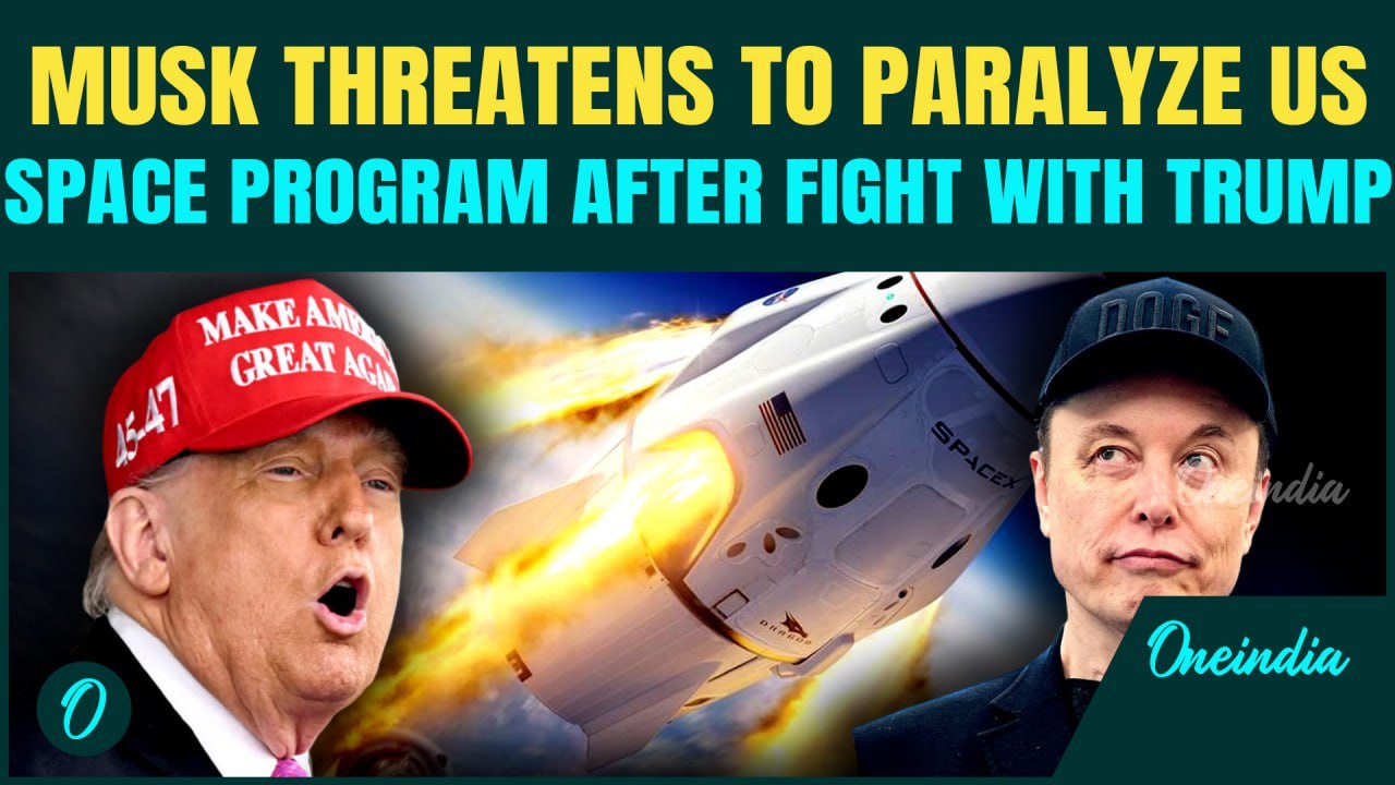 Trump-Musk Feud Escalates to Space | Musk Threatens to Paralyze NASA After Trump’s $20B Threat!
