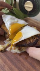 Croque madame 4 fromages.