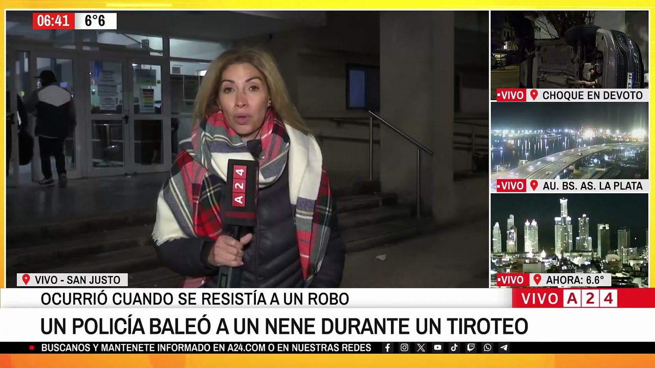 Thiago, de 7 años, resultó gravemente herido en un tiroteo en La Matanza