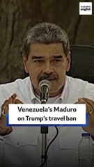 Venezuela’s Maduro on Trump’s travel ban