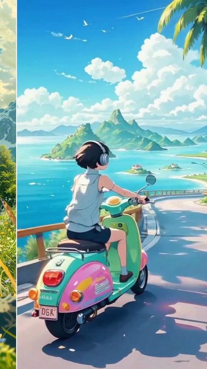 Soothing anime nostalgic view😌
