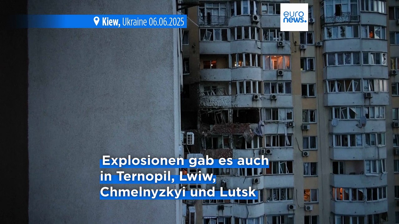 Putins Rache? Russischer Drohnenangriff auf Kyjiw, mindestens 4 Tote