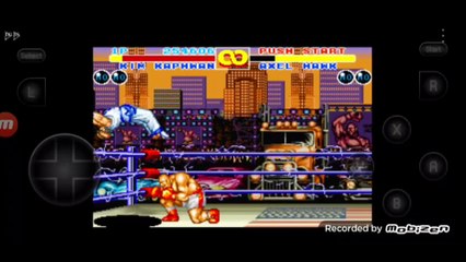 Fatal Fury 2 Kim Kaphwan vs Axel Hawk fala de vitória do Axel Hawk em português