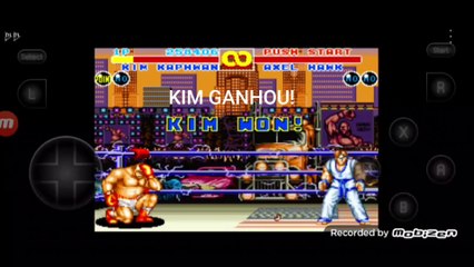 Fatal Fury 2 Kim Kaphwan vs Axel Hawk fala de vitória do Kim Kaphwan em português
