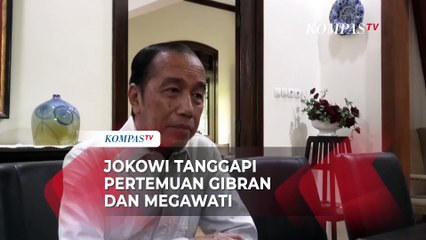 Jokowi soal Pertemuan Wapres Gibran dan Megawati: Itu Biasa dan Bagus