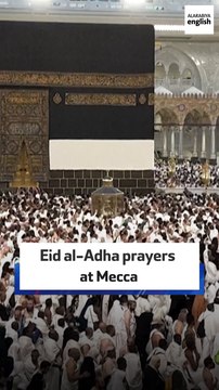 Eid al-Adha prayers at Mecca
