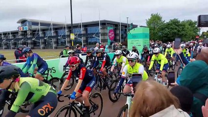 Watch as Hartlepool hosts Tour of Britain Women's race