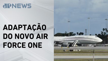 Nova aeronave presidencial dos EUA, doada pelo Qatar, exigirá reforma milionária