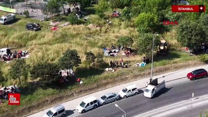 Sultangazi ve Esenyurt’ta kaçak kurban kesimi havadan görüntülendi