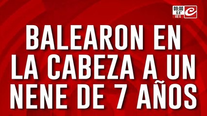 Tiroteo entre policía y delincuentes termina con un nene baleado en la cabeza