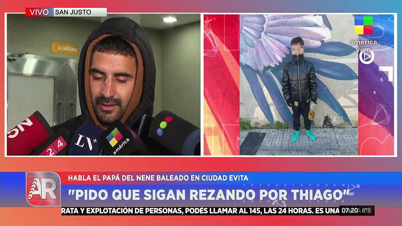 El padre de Thiago Correa pidió que sigan rezando y contó que su hijo evoluciona "minuto a minuto"