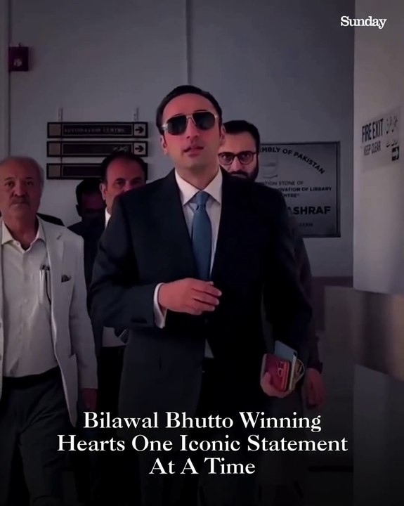 Bilawal Bhuytto Winning  hearts on Iconic Statement at a Time