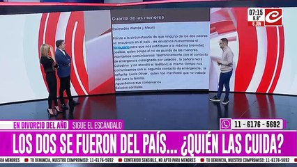 Mientras Mauro y Wanda viajan por el mundo no hay nadie que retire a las nenas del colegio