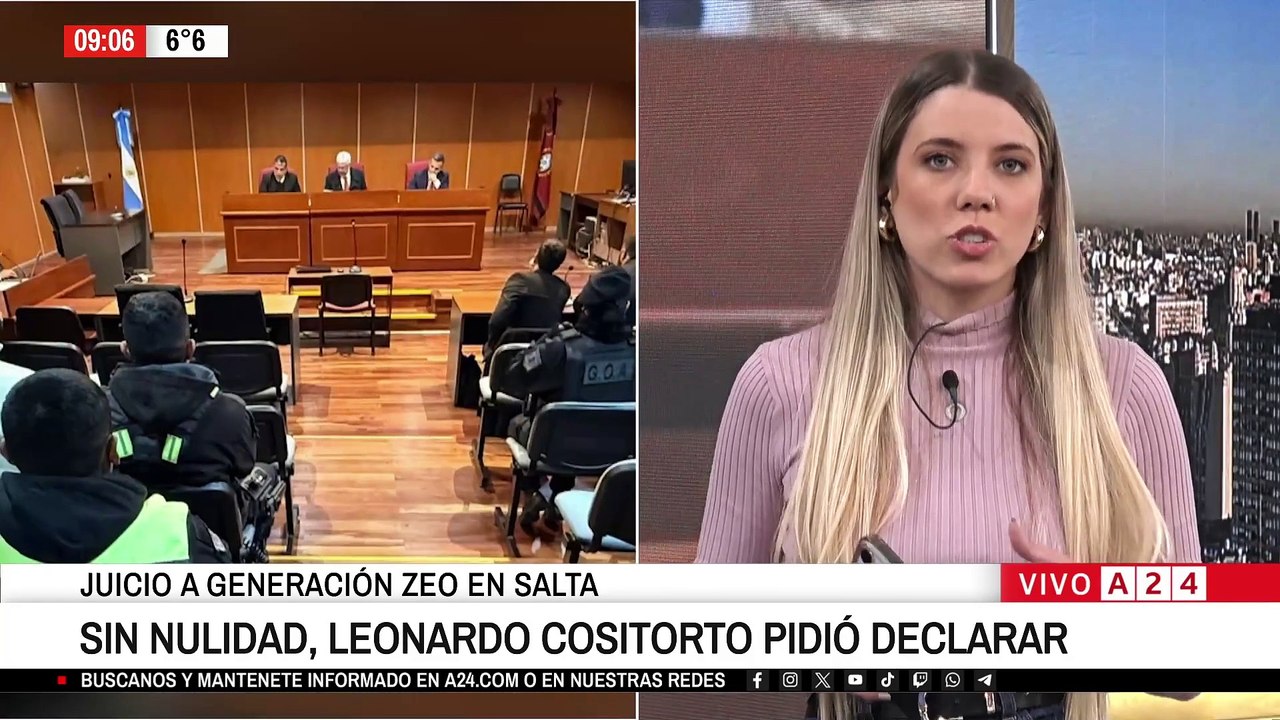 ⚖ JUICIO A GENERACIÓN ZOE EN SALTA: LEONARDO COSITORTO PIDIÓ DECLARAR