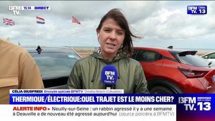 Durée, prix, émissions… comparatif d'un aller simple entre Paris et les plages du Débarquement en voiture thermique et électrique