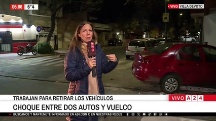 🚨 VILLA DEVOTO: CHOQUE Y VUELCO DEJA DOS HERIDOS 🚗