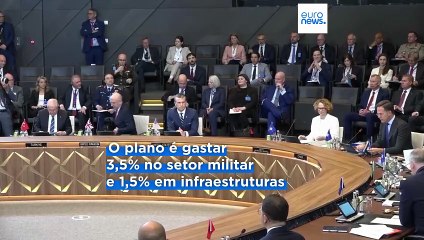 Maioria dos membros da NATO apoia exigência de Trump de aumentar a despesa com a defesa, diz Rutte