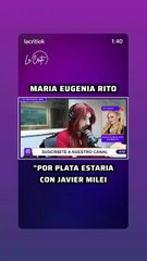 Una famosa actriz confesó que estaría con Javier Milei "por plata": "Está de moda"