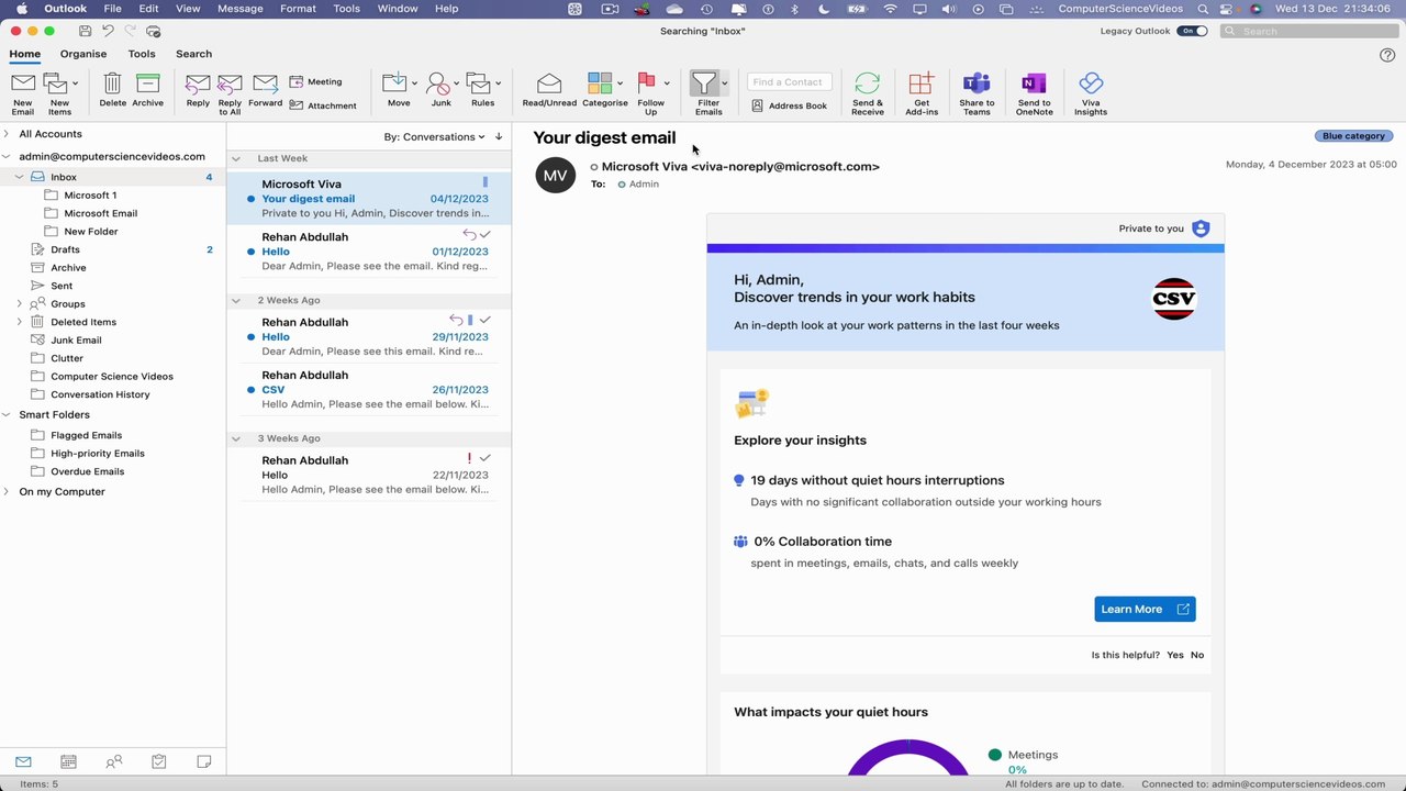 How to USE Multiple Filters on Microsoft Outlook Using a Mac Computer - Basic Tutorial | New