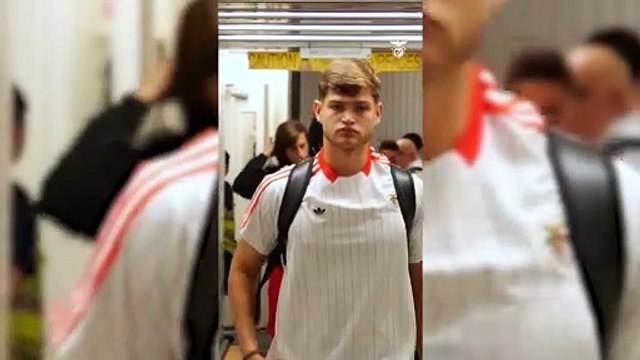 Así fue la llegada del Benfica, con Álvaro Carreras, a Tampa para disputar el Mundial