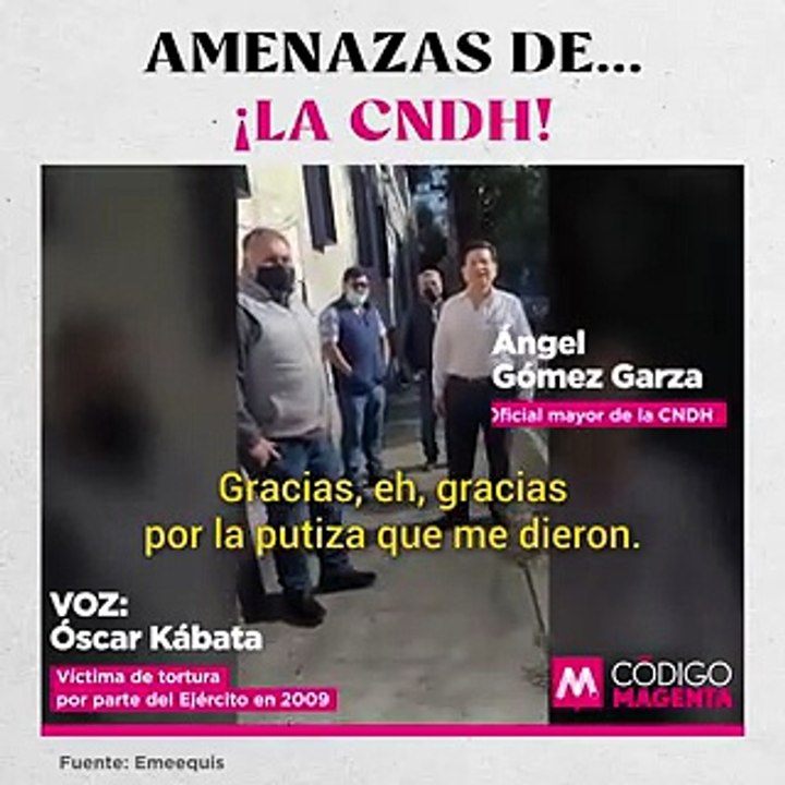 Amenazas de… ¡la CNDH!