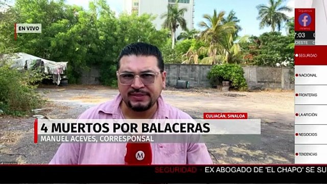 Balaceras en Culiacán, deja tres persona heridas, entre ellas una menor